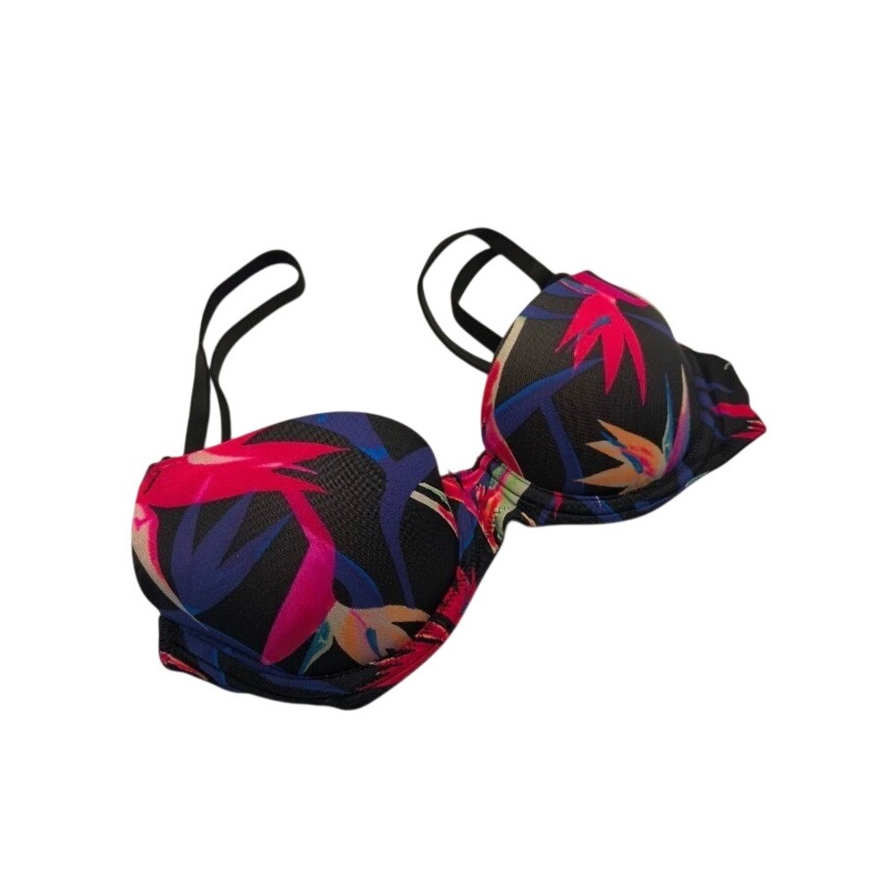 PINK Victoria's‎ Secret Tropical Floral Strapless Bra Size 30A